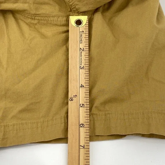 The North Face Mens Small Mustard Yellow Ripstop Cargo Hiking Shorts Belted - Picture 7 of 8